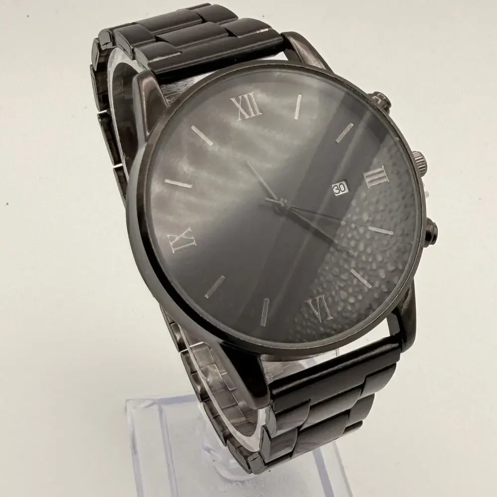 Stylish Black Tone Watch with Date - Perfect for a 7.5